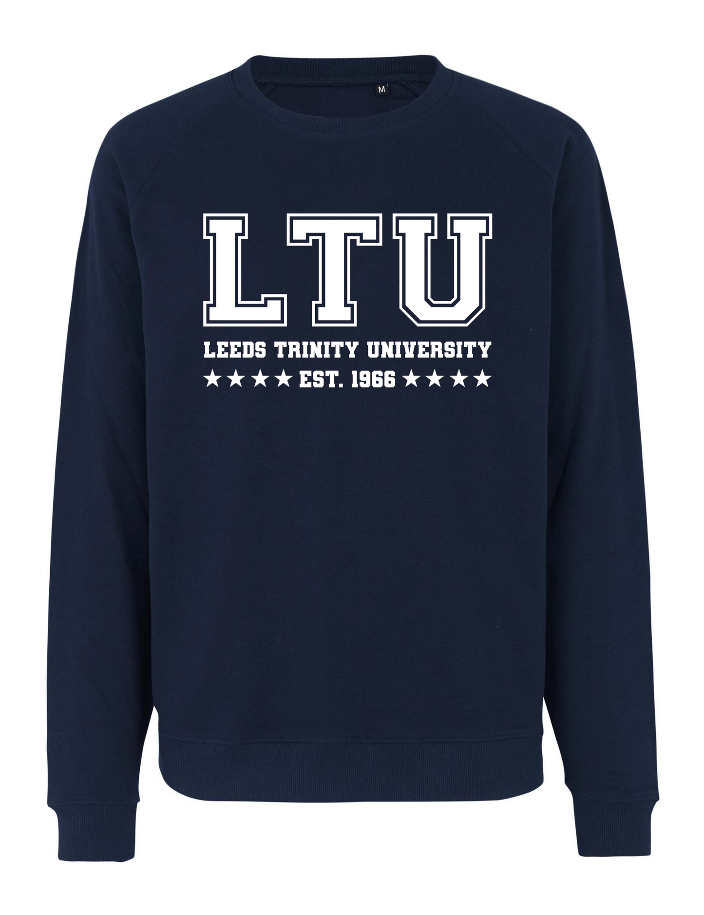 Leeds Trinity Tiger Cotton Navy Sweatshirt: LTU Design