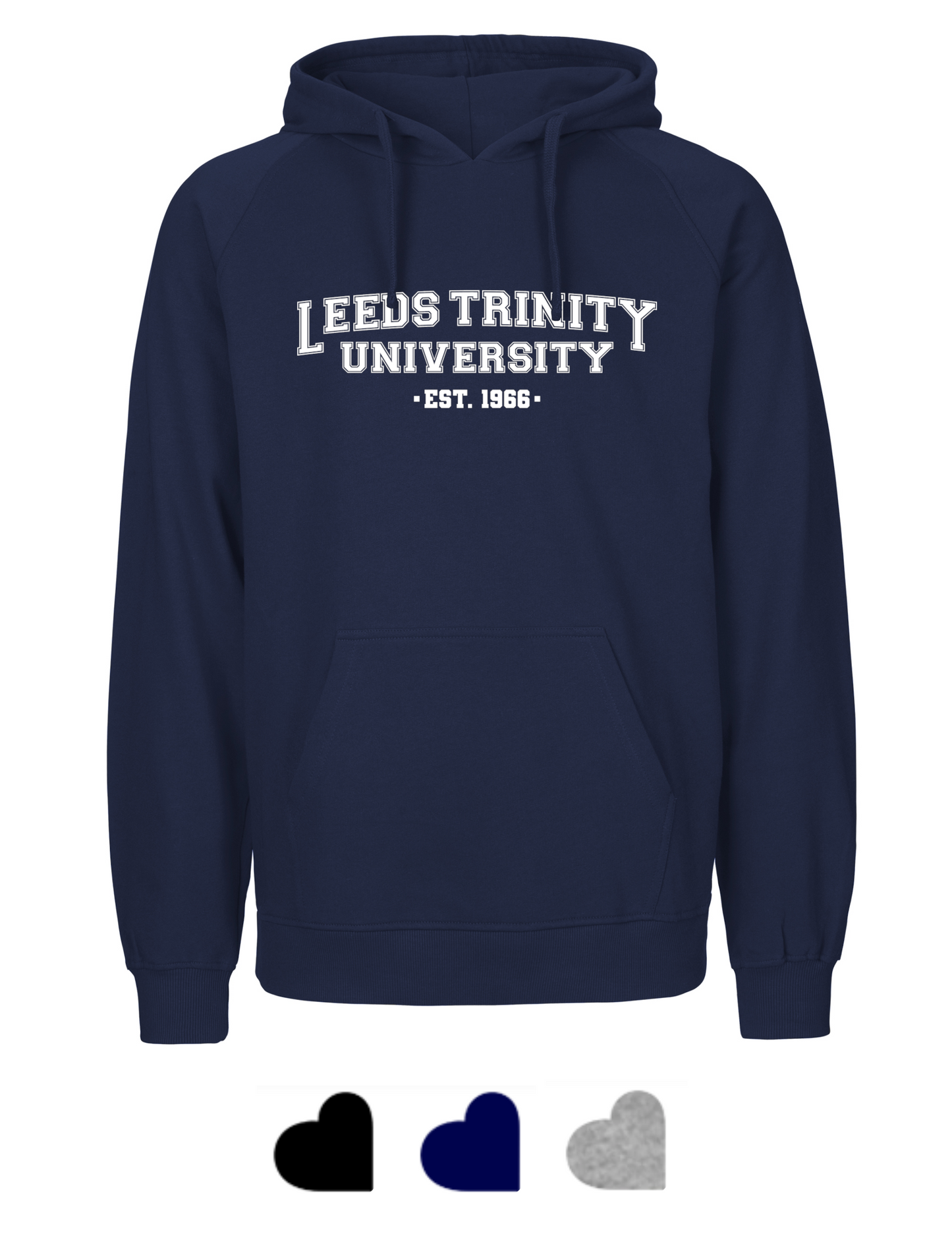 Leeds Trinity Tiger Cotton Hoodie: Varsity Design