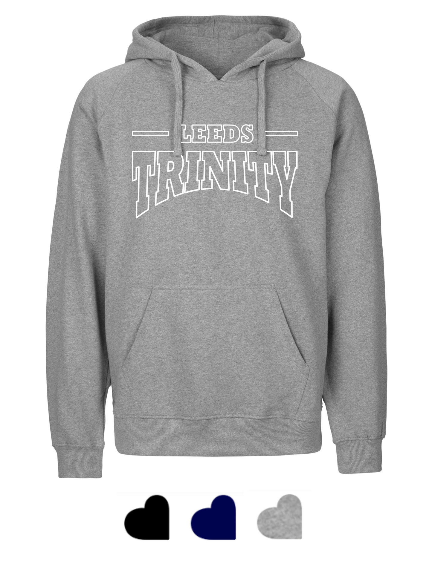 Leeds Trinity Tiger Cotton Hoodie: Trinity Design