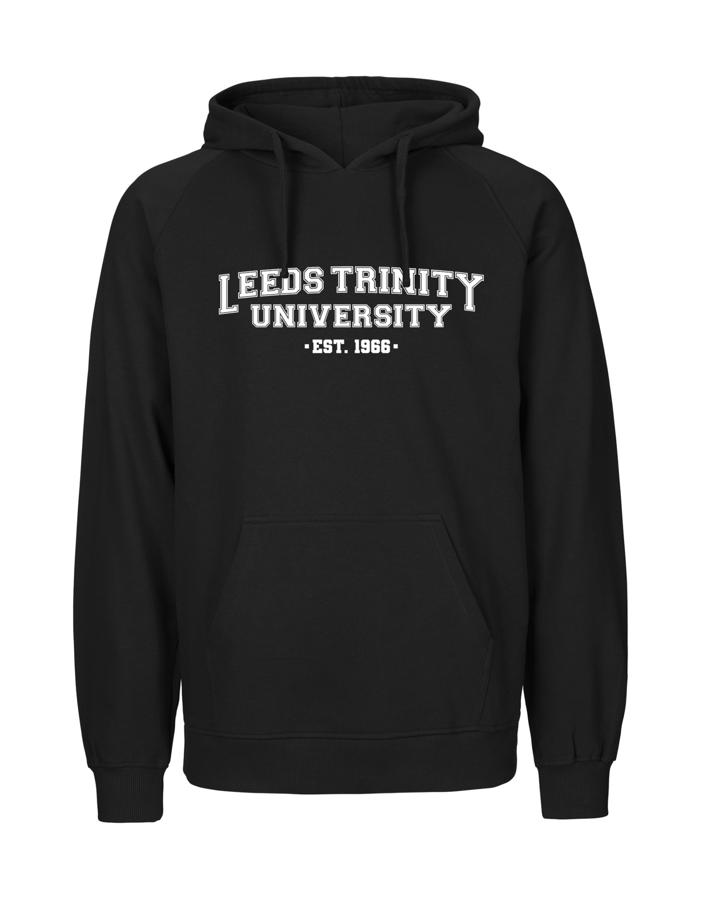Leeds Trinity Tiger Cotton Hoodie: Varsity Design