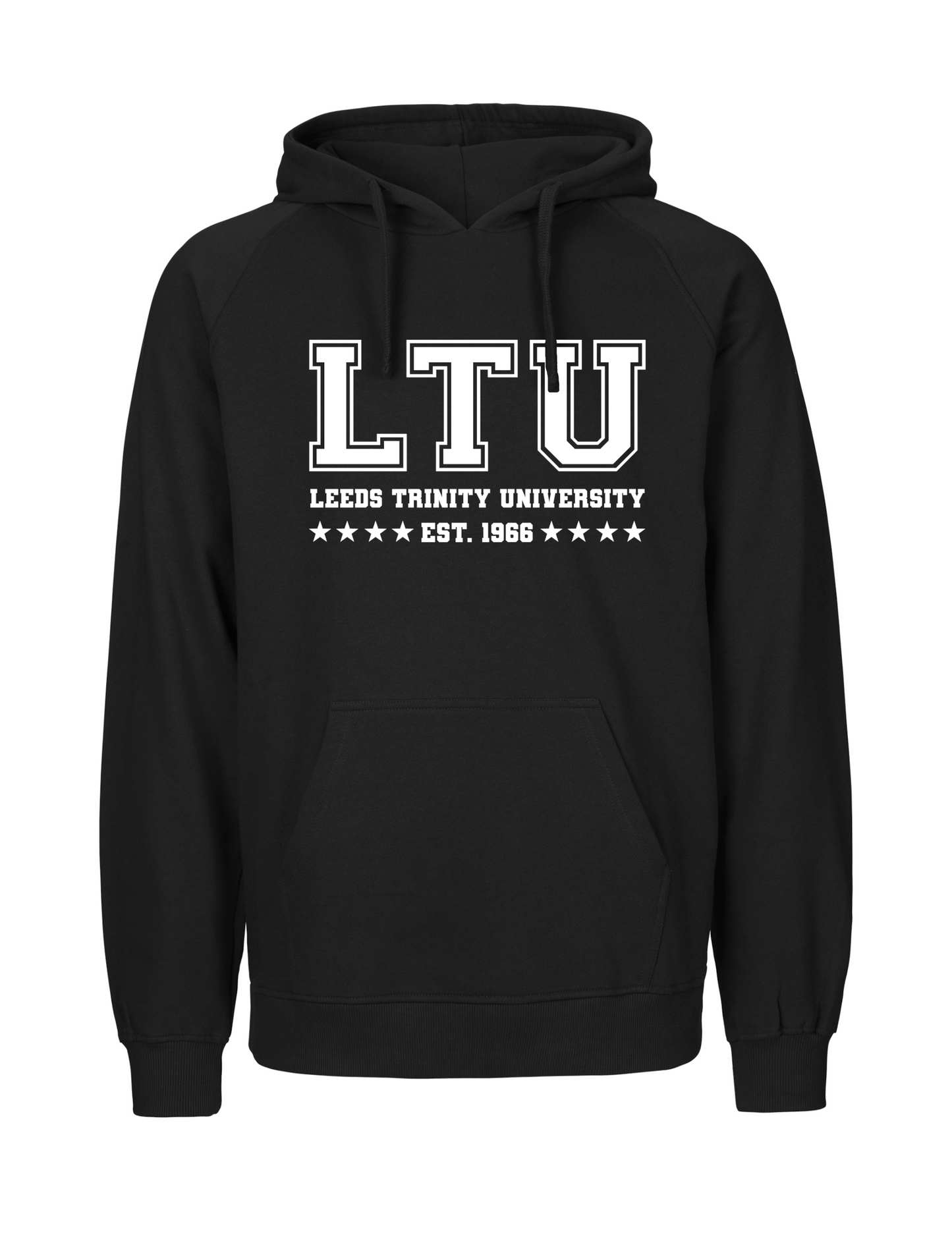 Leeds Trinity Tiger Cotton Hoodie: LTU Design