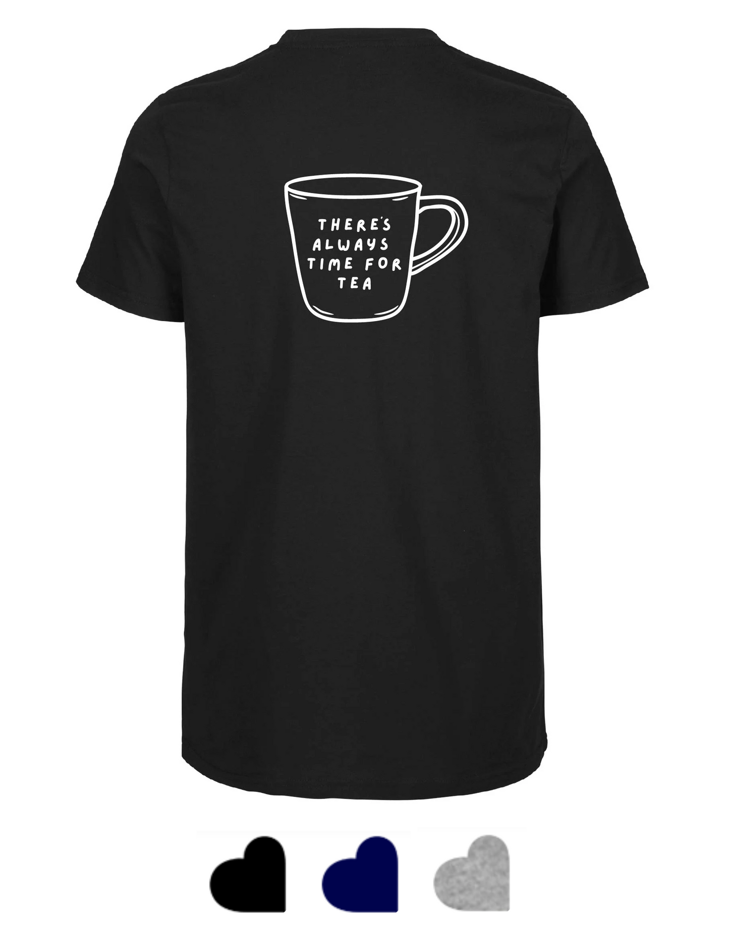 Leeds Trinity Tiger Cotton T-Shirt: LTSU There Is Always Time For Tea